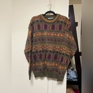 NWOT American Eagle Outfitters southwestern Aztec Knit pullover Sweater Crewneck